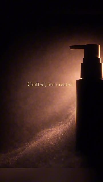 Skinique product silhouette in warm golden light